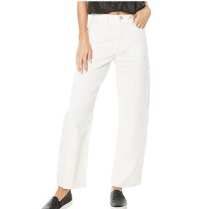 Juicy Couture 100% cotton barrel fit jeans ecru cream 31 NWOT